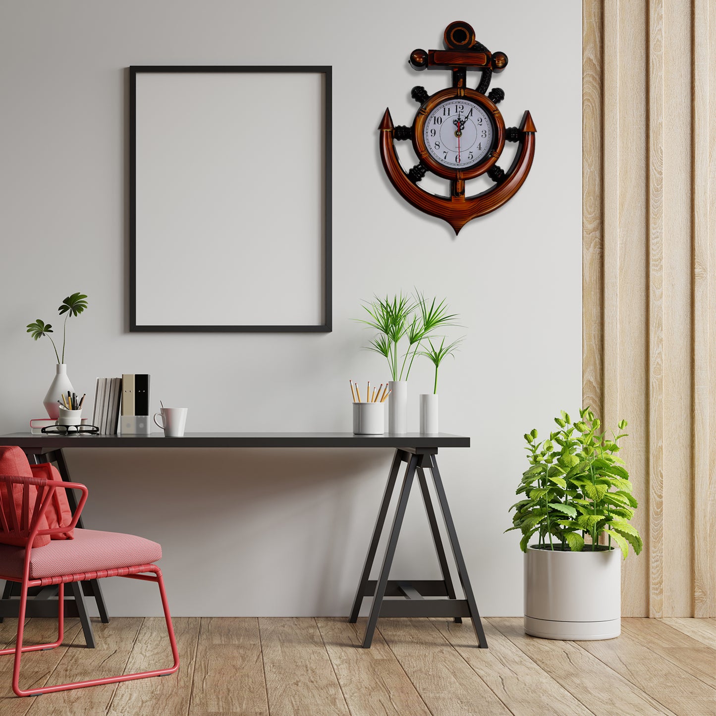 Anchor Wall Clock For Home