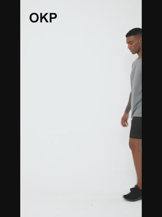 Men's Round Neck Polyester Casual T-shirt (Pack of 4)