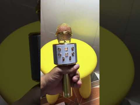 Wireless Bluetooth Recording Condenser Handheld Microphone Bluetooth Speaker Audio Recording Karaoke With Mic (Multicolor 1 Pc)