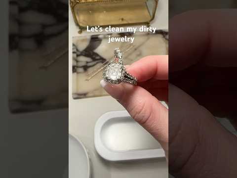 Ultrasonic Jewelry Cleaner Ultrasonic Cleaning Machine Portable Jewelry Cleaning Machine For Jewellery Ring Silver Retainer Glasses Watches Coins High Frequency Vibration Machine (Battery Not Included)